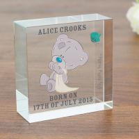 Personalised Tiny Tatty Teddy Medium Crystal Block Extra Image 1 Preview